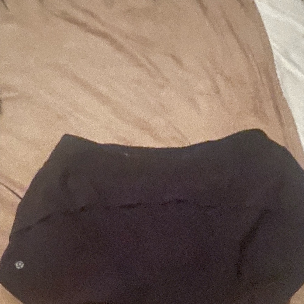 Lululemon Athletica Black Athletic Shorts Performance Fabric